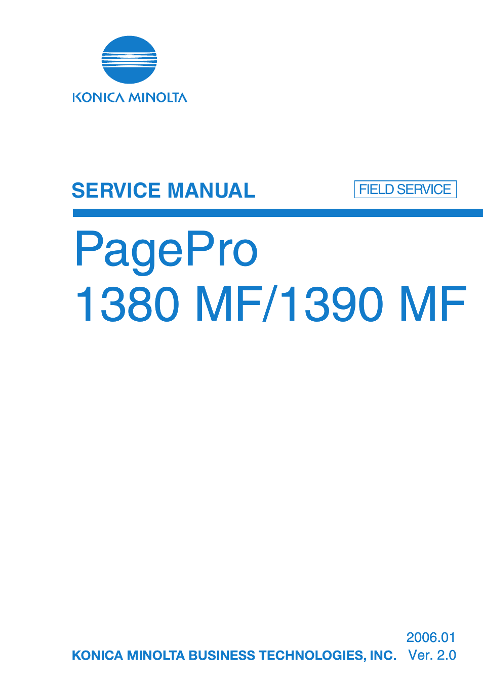 Konica Minolta PagePro 1390 MF User Manual | 178 pages