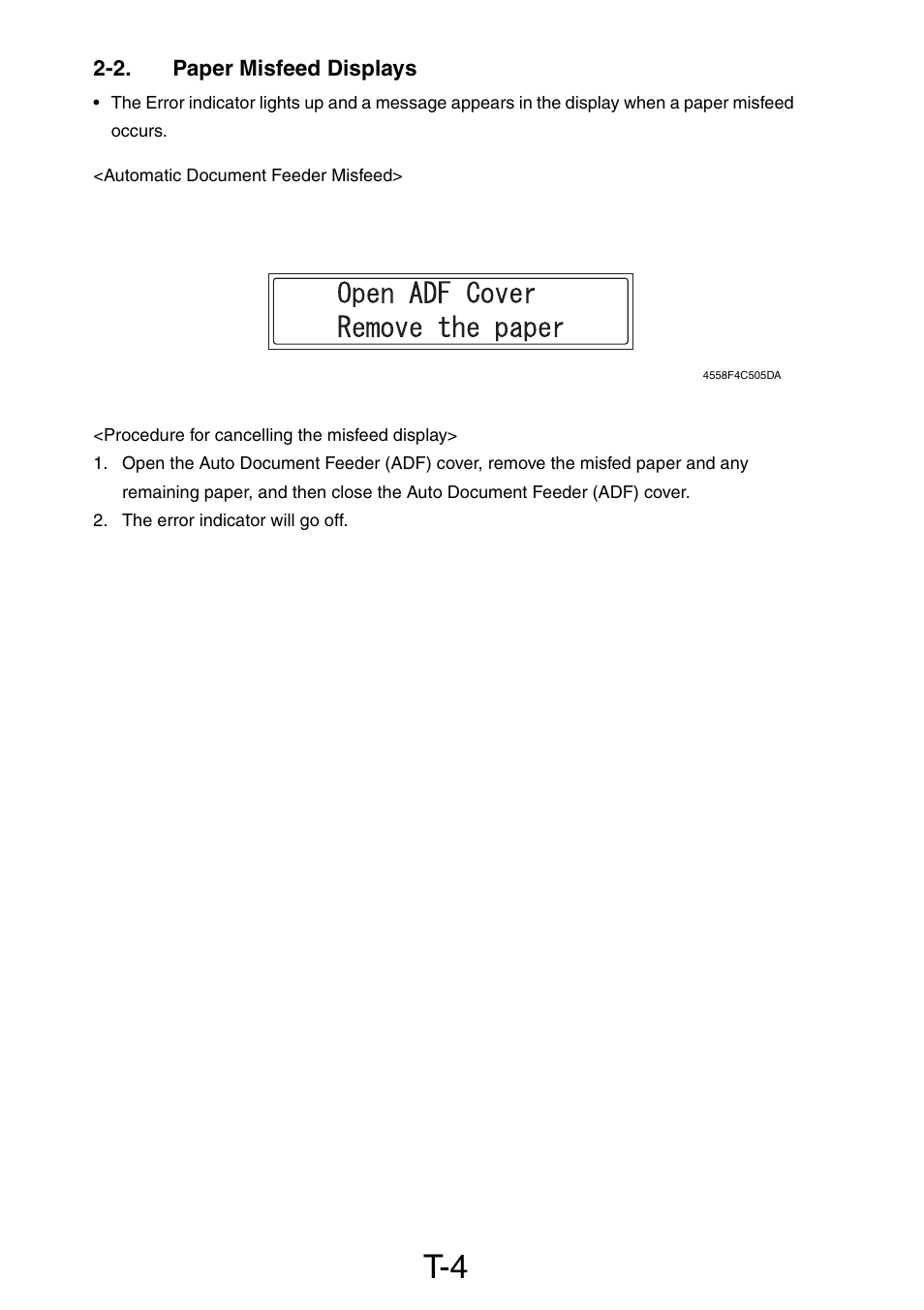 2. paper misfeed displays | Konica Minolta PagePro 1390 MF User Manual | Page 175 / 178