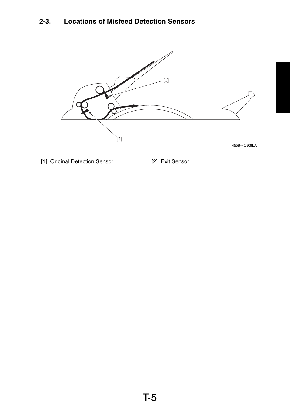 3. locations of misfeed detection sensors | Konica Minolta PagePro 1390 MF User Manual | Page 176 / 178