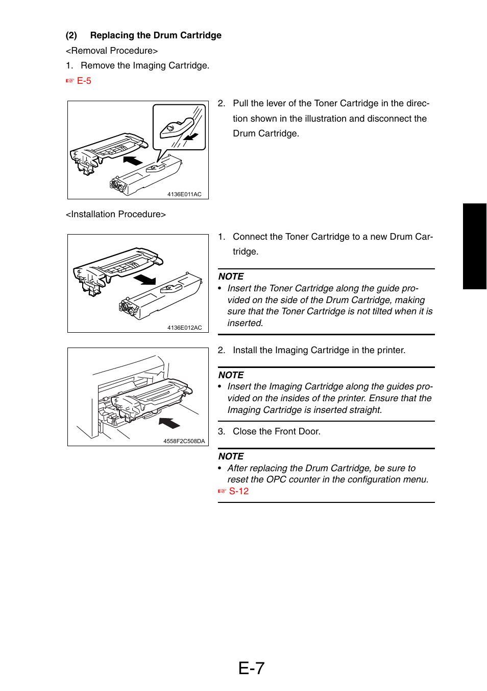 2) replacing the drum cartridge | Konica Minolta PagePro 1390 MF User Manual | Page 39 / 178