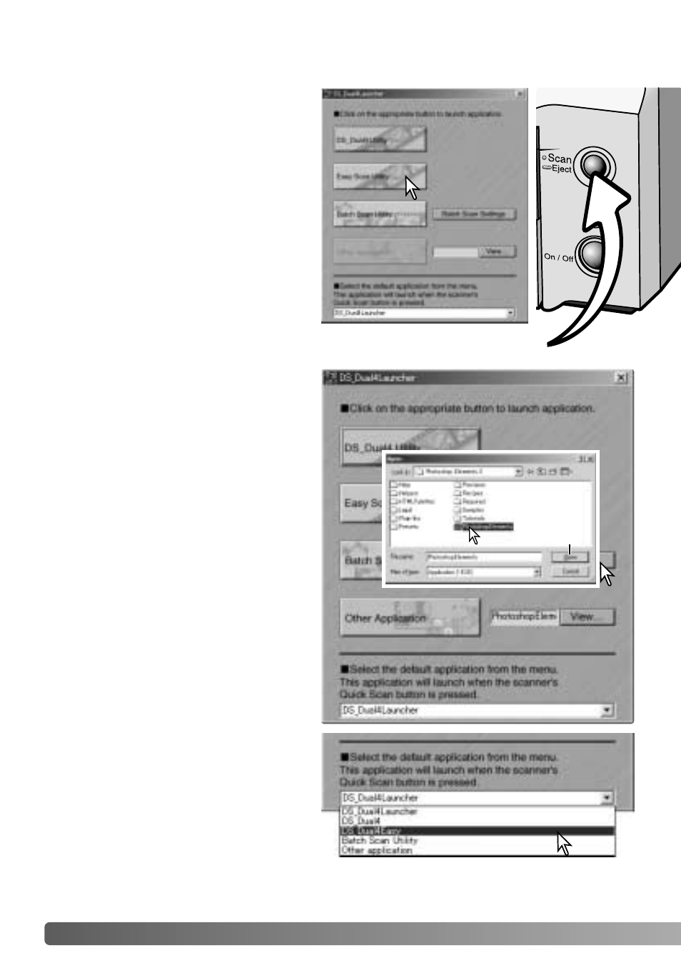 Dimage scan launcher | Konica Minolta IV User Manual | Page 22 / 100