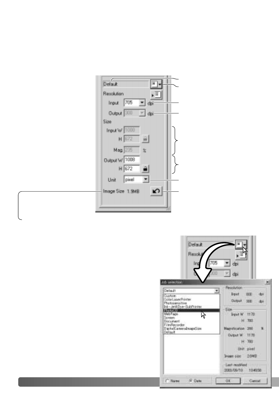 Making the final scan | Konica Minolta IV User Manual | Page 34 / 100