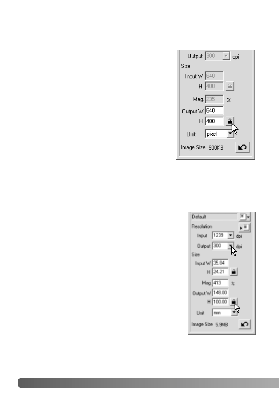 Scan setting examples | Konica Minolta IV User Manual | Page 56 / 100