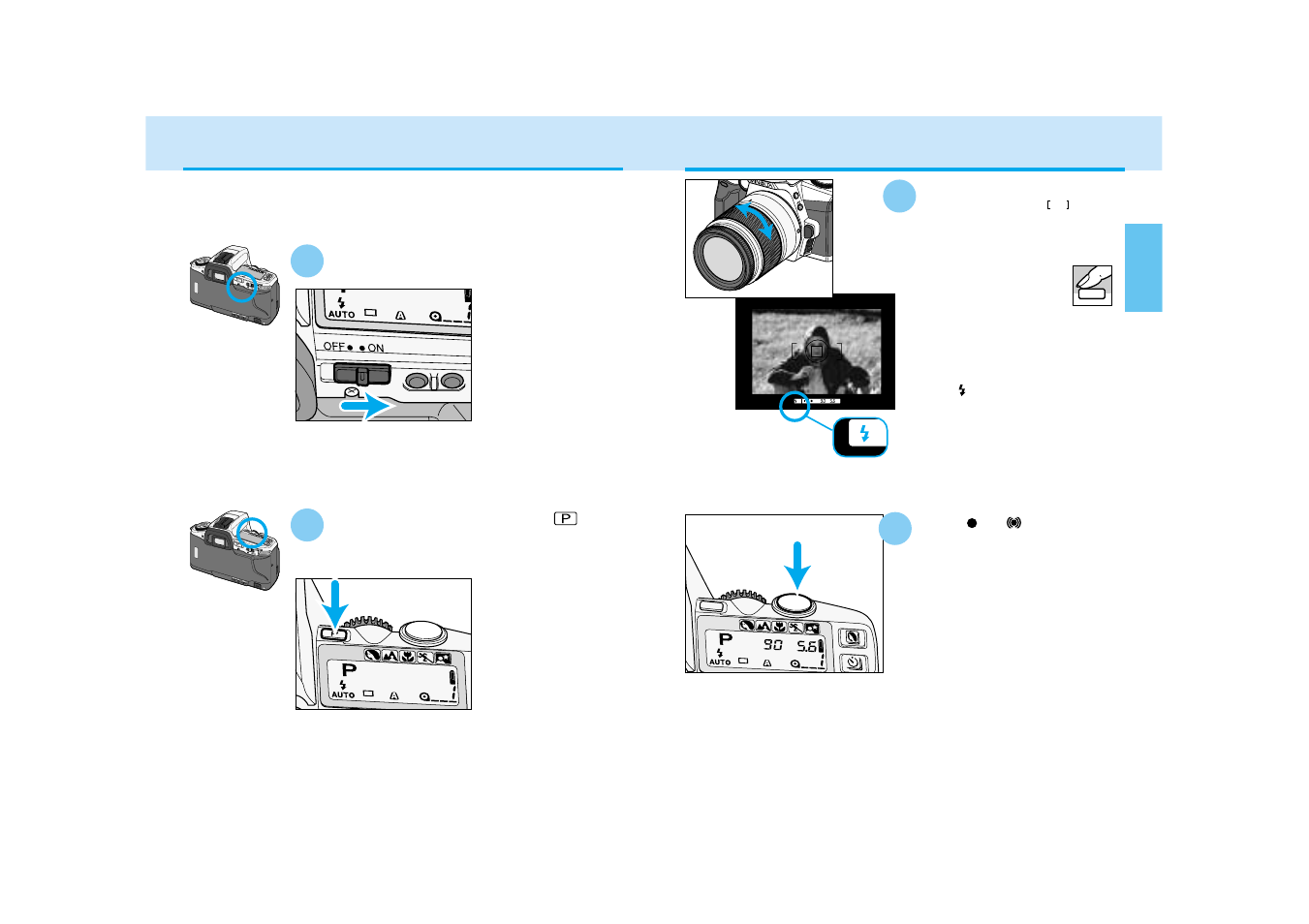 Taking pictures in full-auto | Konica Minolta DYNAX 3 User Manual | Page 16 / 65