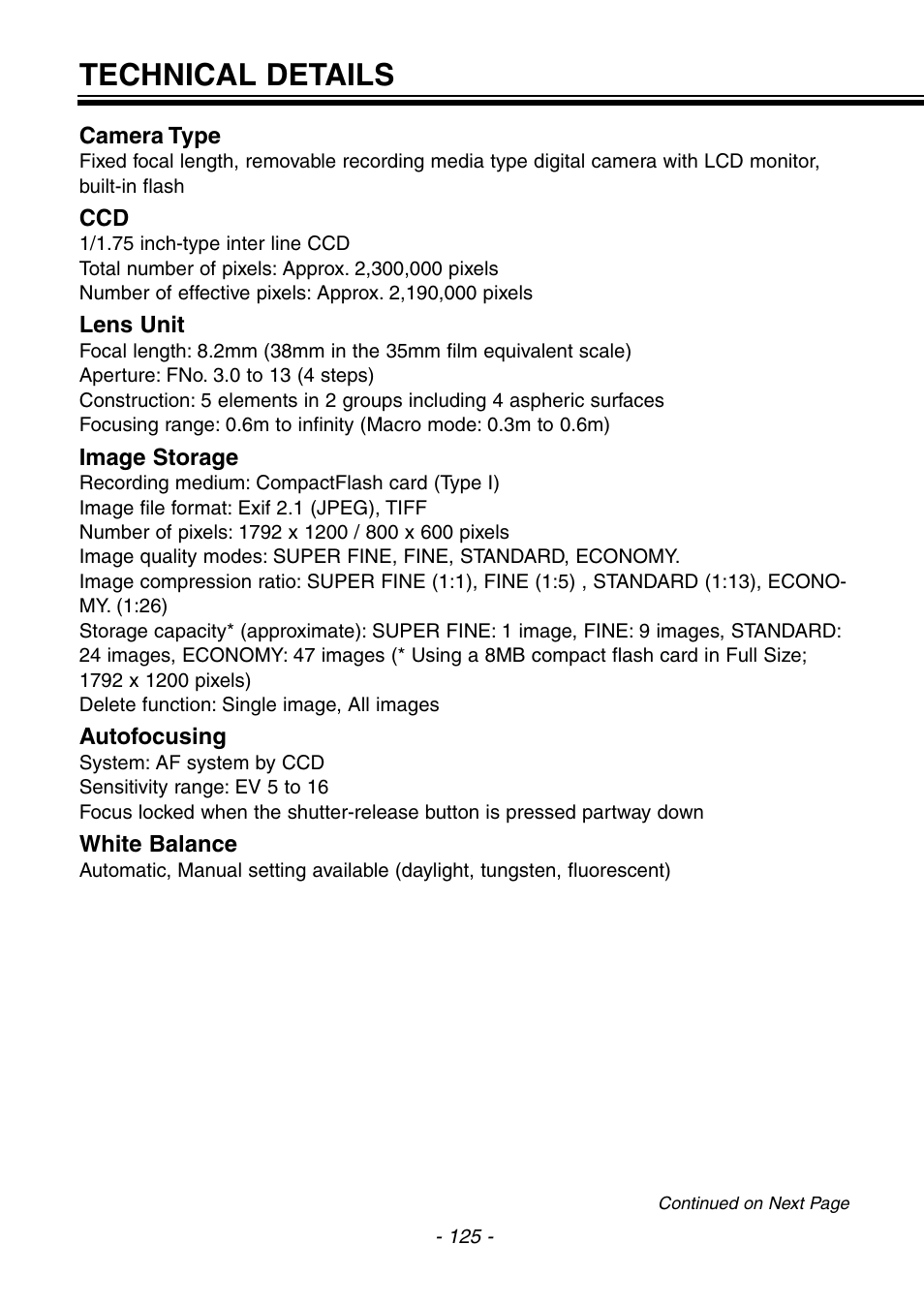 Technical details | Konica Minolta pmn User Manual | Page 126 / 131