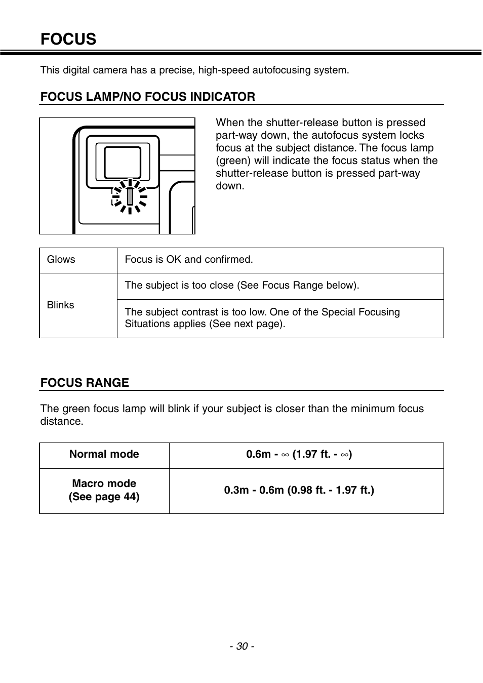 Focus | Konica Minolta pmn User Manual | Page 31 / 131
