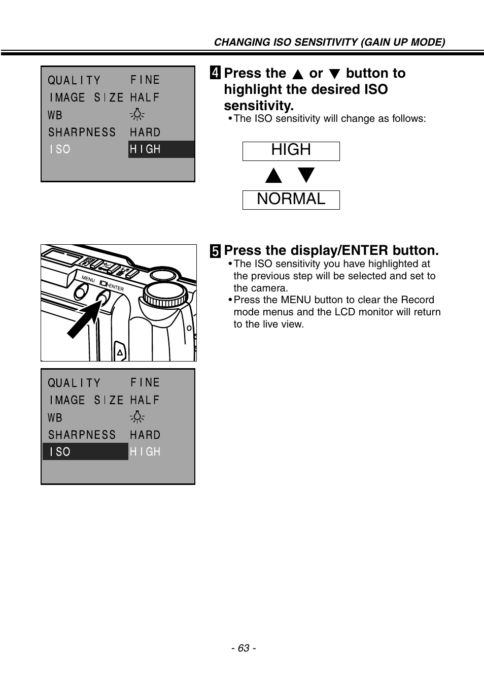 High normal | Konica Minolta pmn User Manual | Page 64 / 131