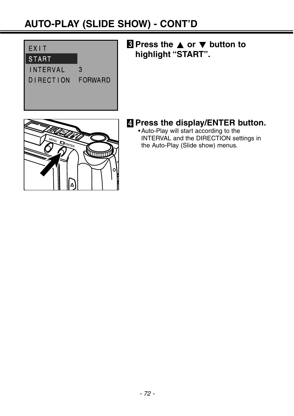 Auto-play (slide show) - cont’d | Konica Minolta pmn User Manual | Page 73 / 131