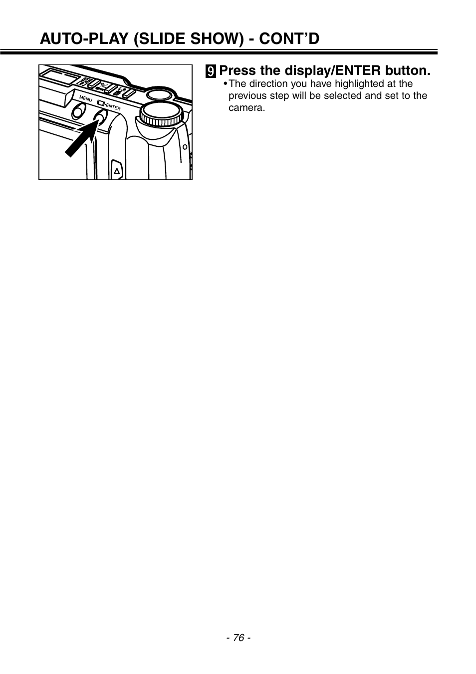 Auto-play (slide show) - cont’d | Konica Minolta pmn User Manual | Page 77 / 131