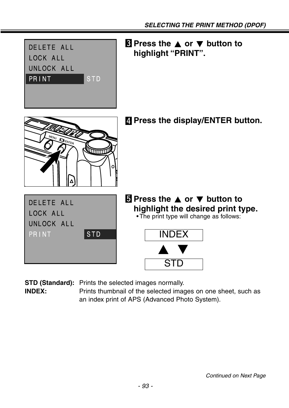 Index std | Konica Minolta pmn User Manual | Page 94 / 131