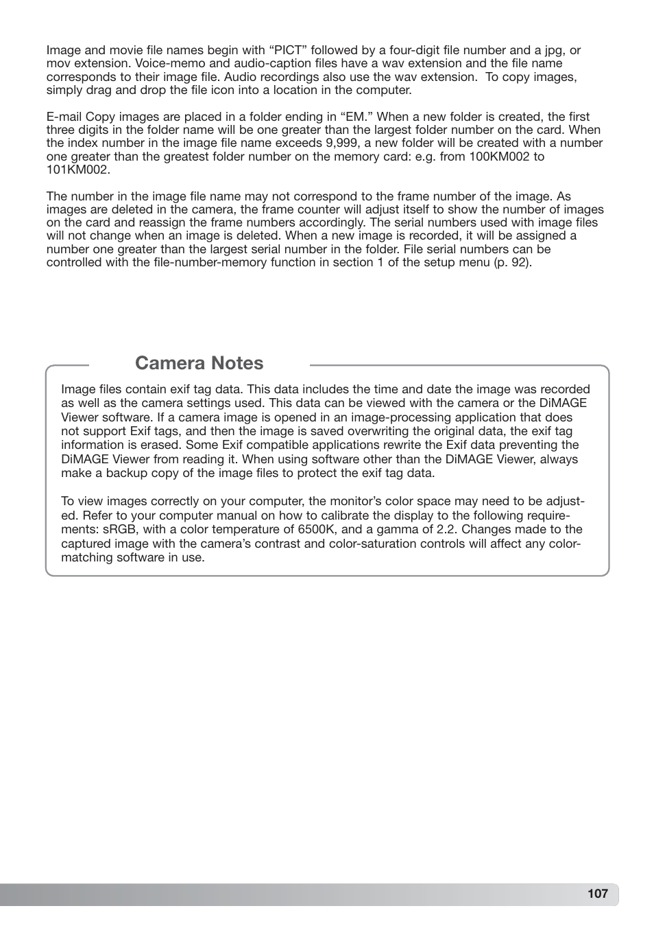 Konica Minolta xg User Manual | Page 107 / 132