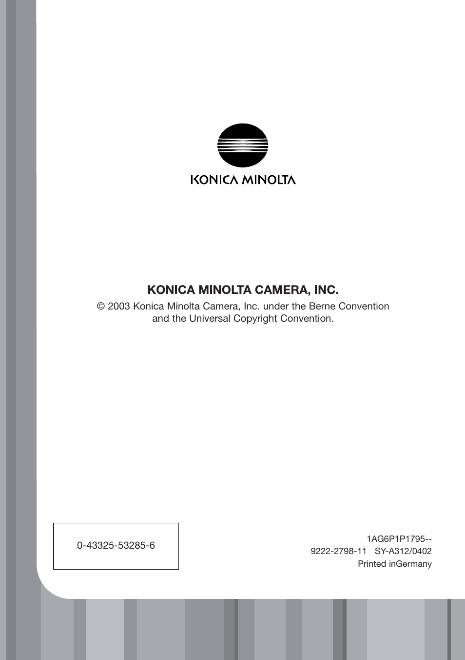 Konica Minolta xg User Manual | Page 132 / 132