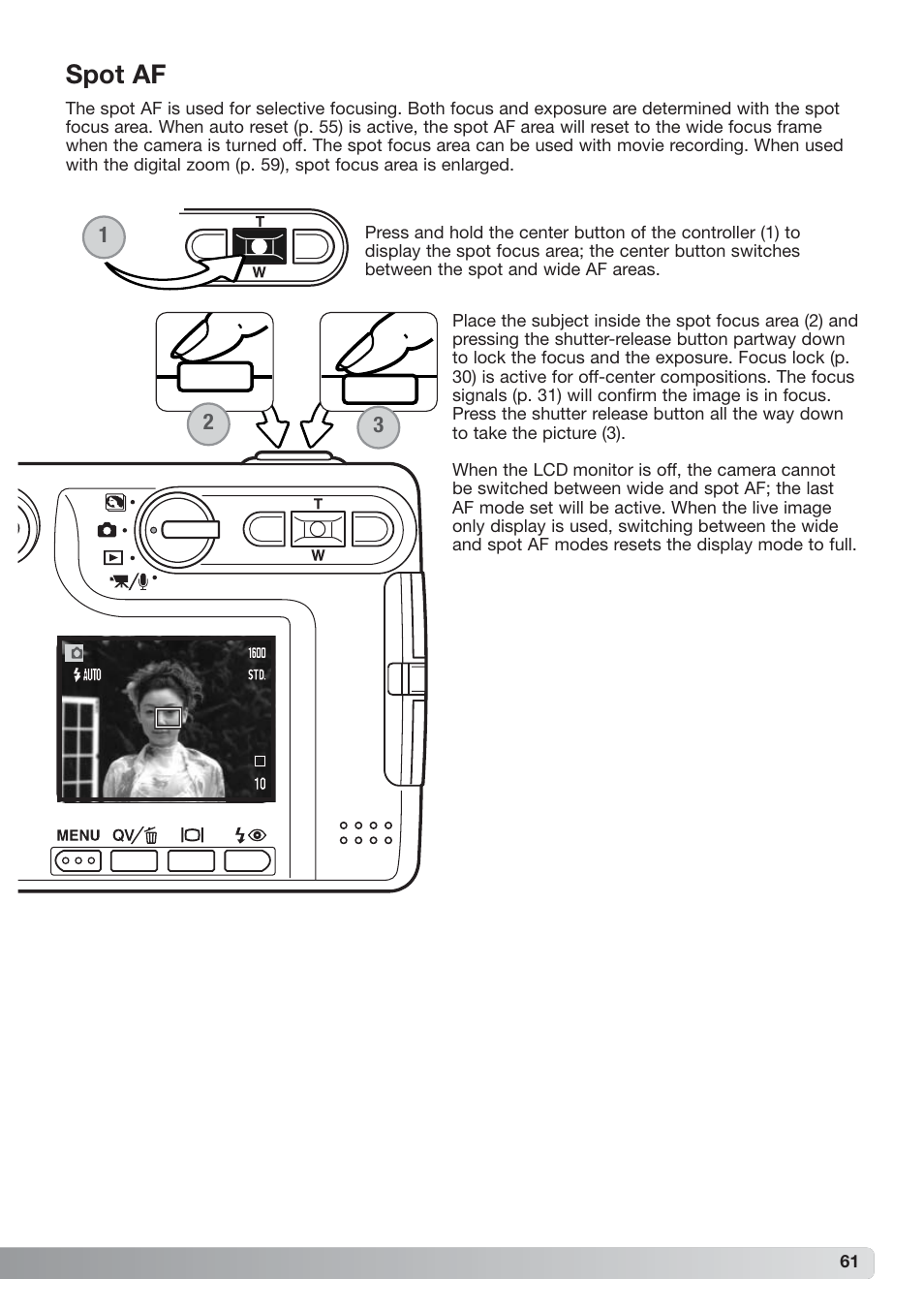 Spot af | Konica Minolta xg User Manual | Page 61 / 132
