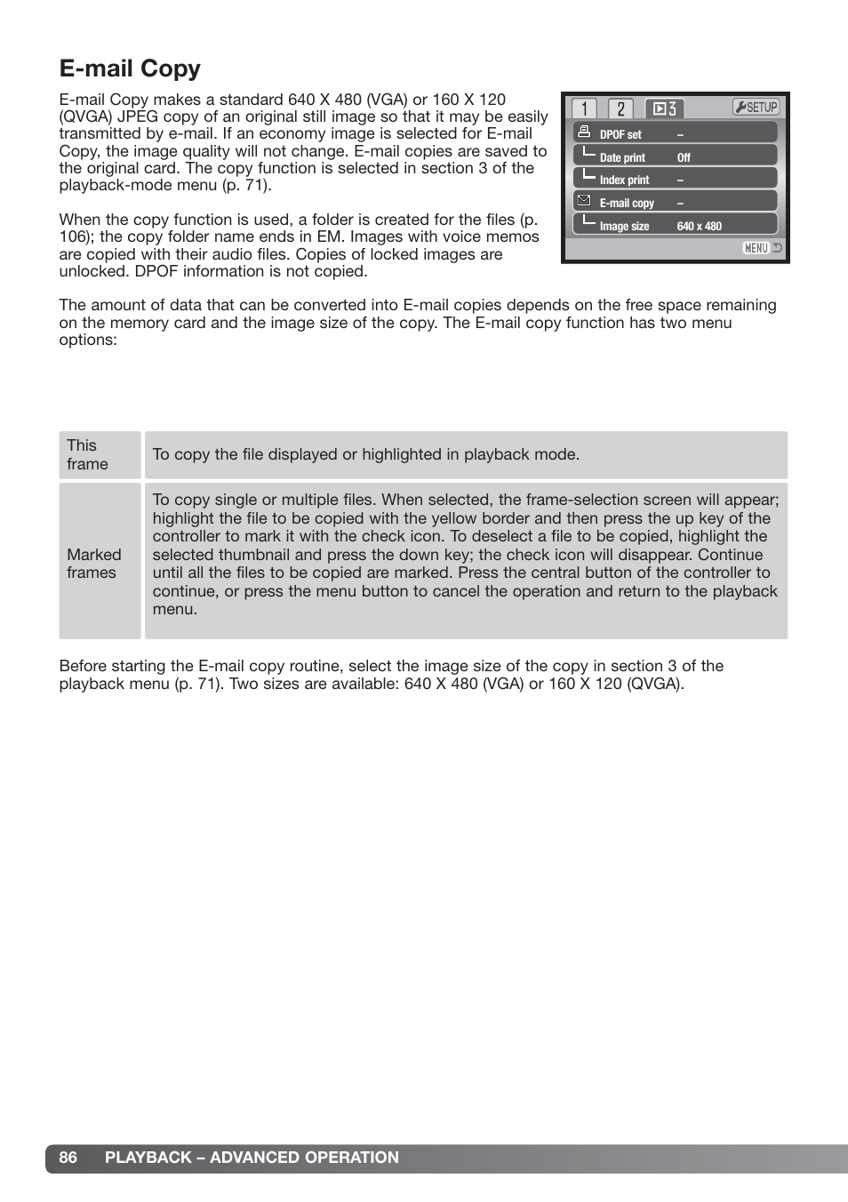 E-mail copy | Konica Minolta xg User Manual | Page 86 / 132