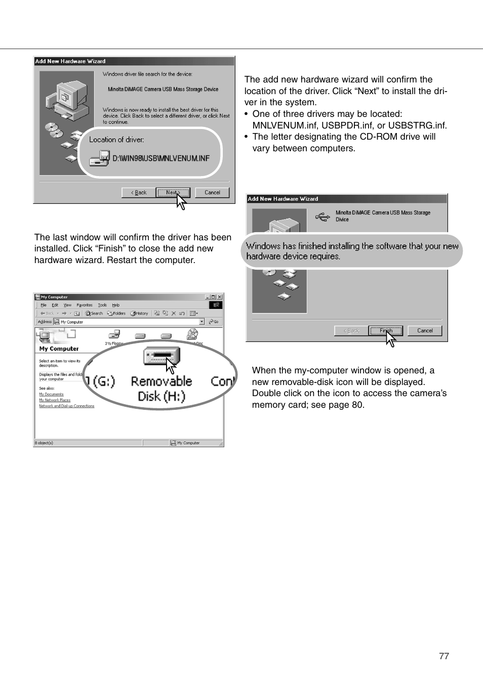 Konica Minolta DiMAGE Xi User Manual | Page 77 / 96