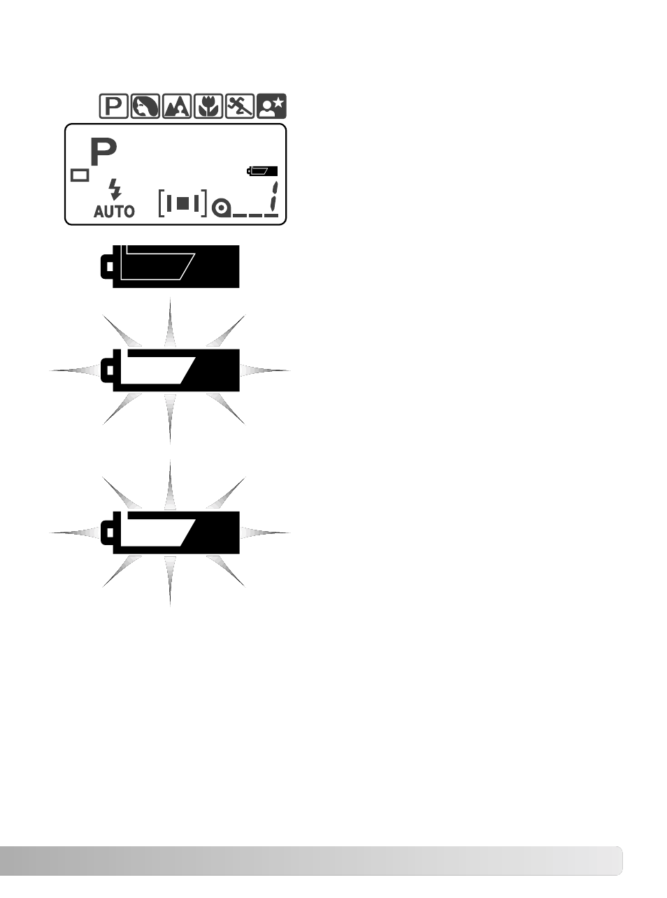 Battery-condition indicator | Konica Minolta MAXXUM 50 User Manual | Page 15 / 64