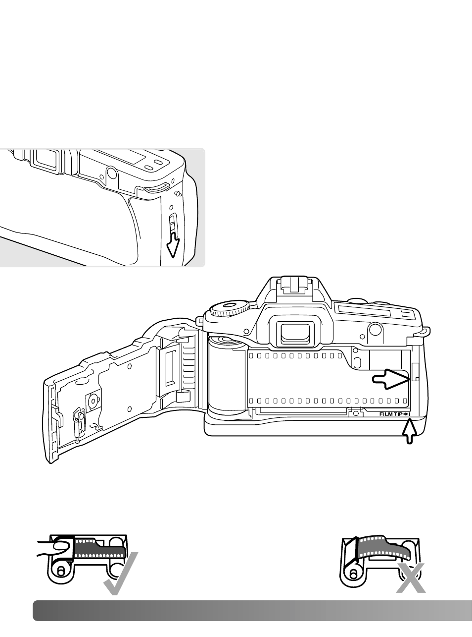 Loading film | Konica Minolta MAXXUM 50 User Manual | Page 16 / 64