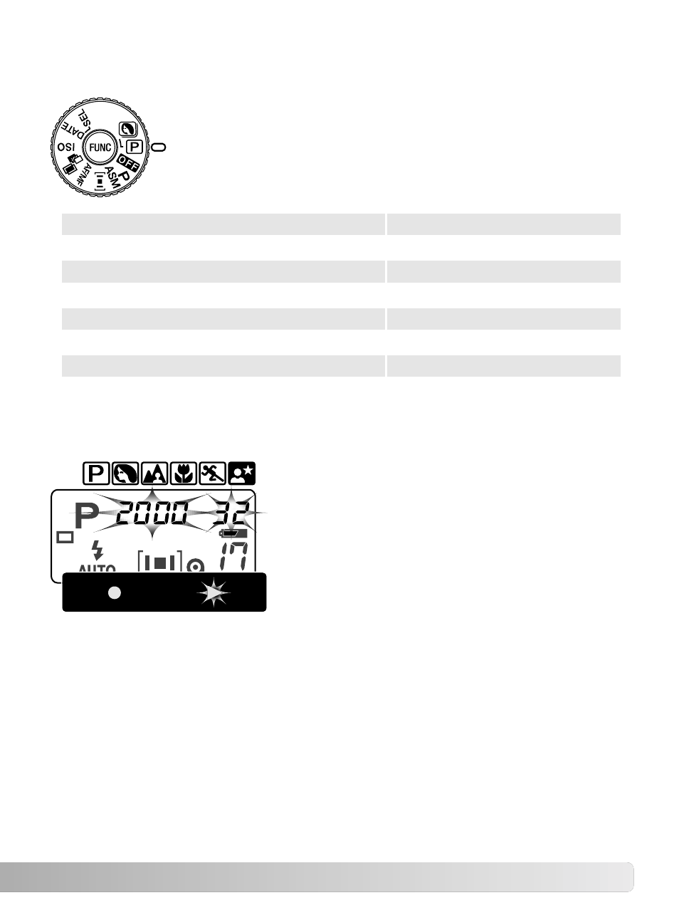 About full-auto program, Exposure warning - program | Konica Minolta MAXXUM 50 User Manual | Page 37 / 64