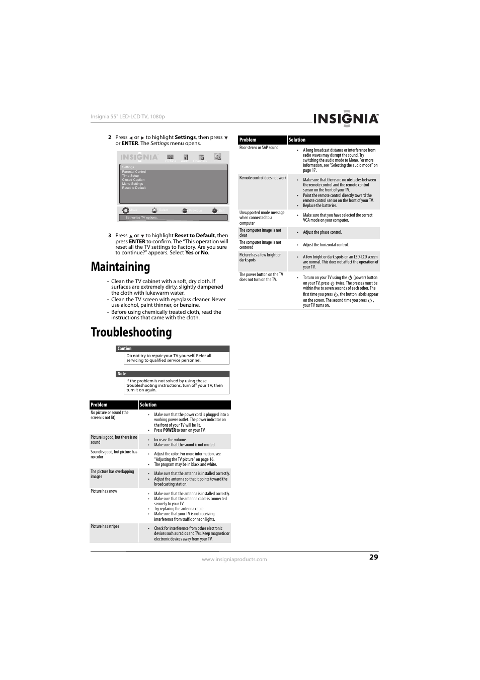 Maintaining, Troubleshooting | Konica Minolta NS-55E560A11 User Manual | Page 33 / 40