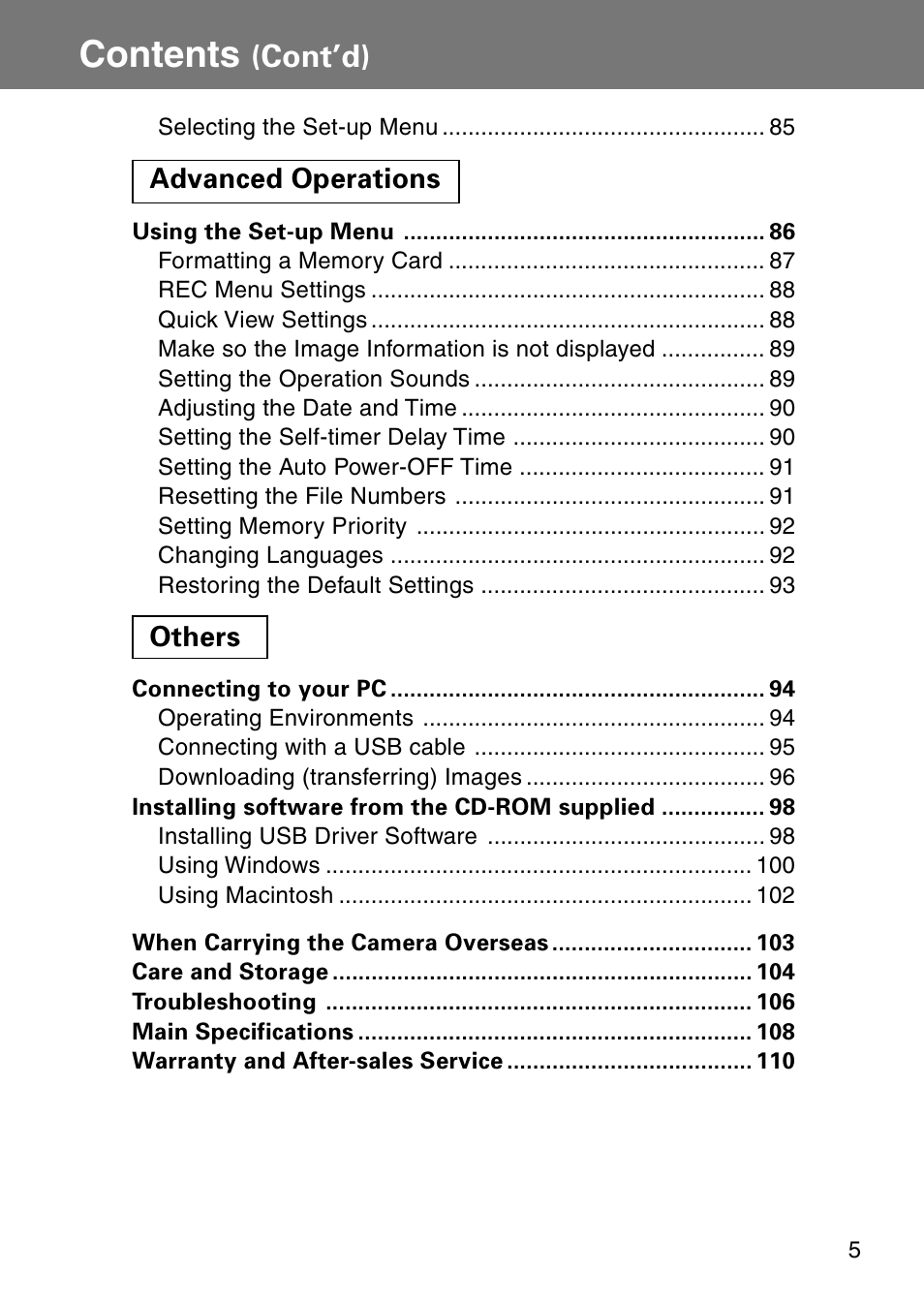 Konica Minolta Revio KD310Z User Manual | Page 5 / 113