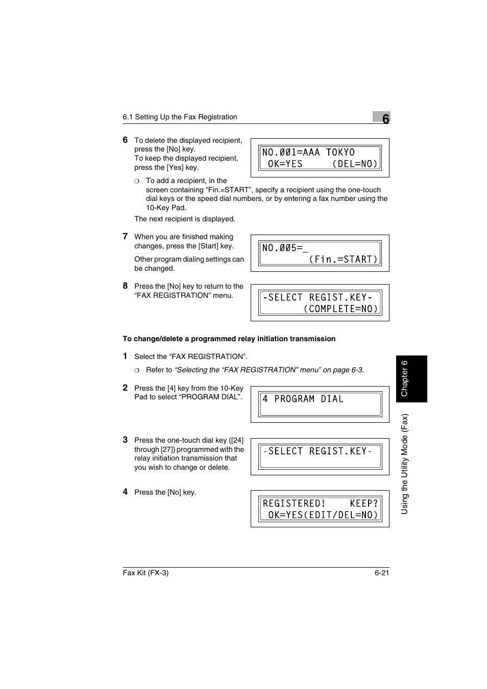 Konica Minolta Fax Kit (FX-3) User Manual | Page 110 / 160
