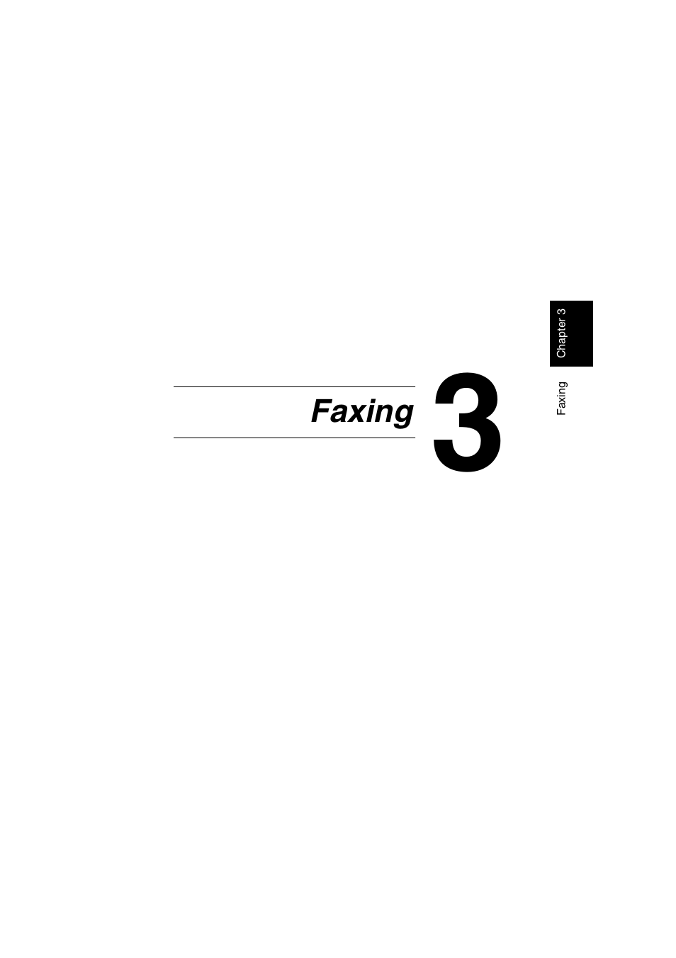 Ch.3 faxing, Faxing | Konica Minolta Fax Kit (FX-3) User Manual | Page 30 / 160