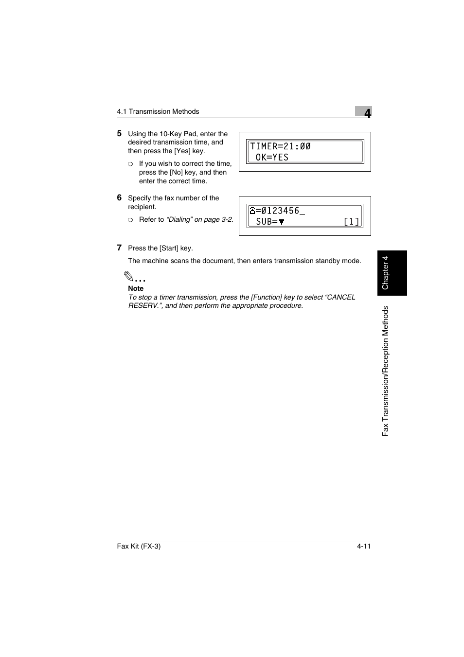 Konica Minolta Fax Kit (FX-3) User Manual | Page 62 / 160