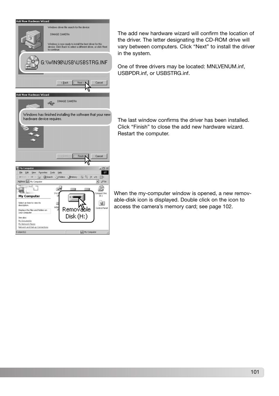 Konica Minolta DiMAGE Z3 User Manual | Page 101 / 124