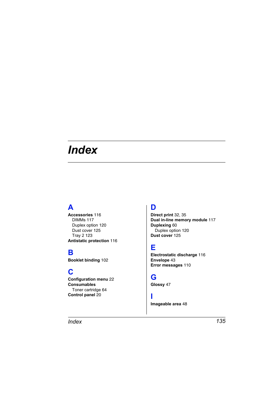 Index | Konica Minolta Magicolor 2430DL User Manual | Page 143 / 144