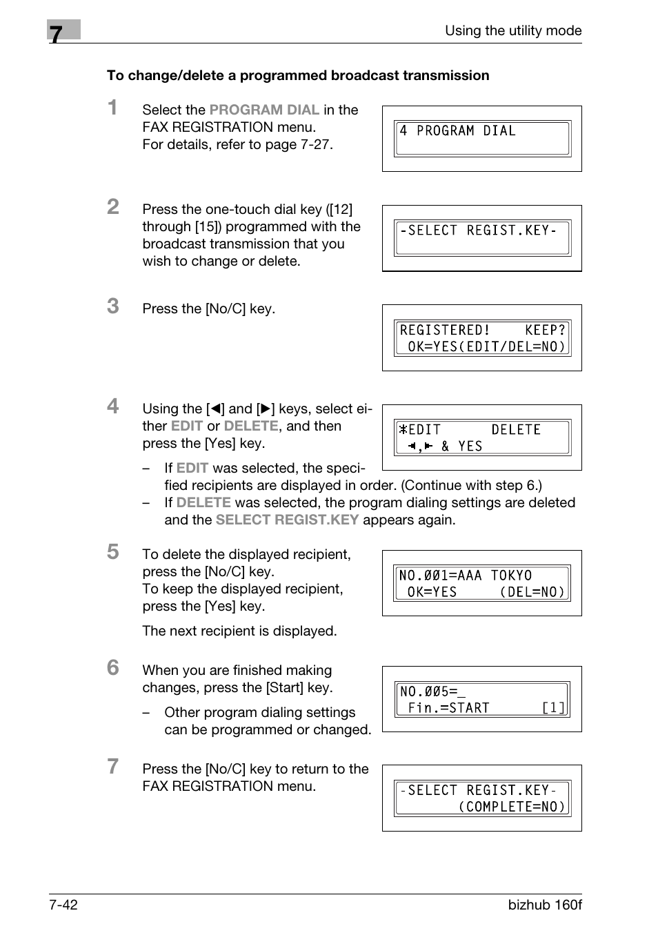 Konica Minolta bizhub 160f User Manual | Page 206 / 302