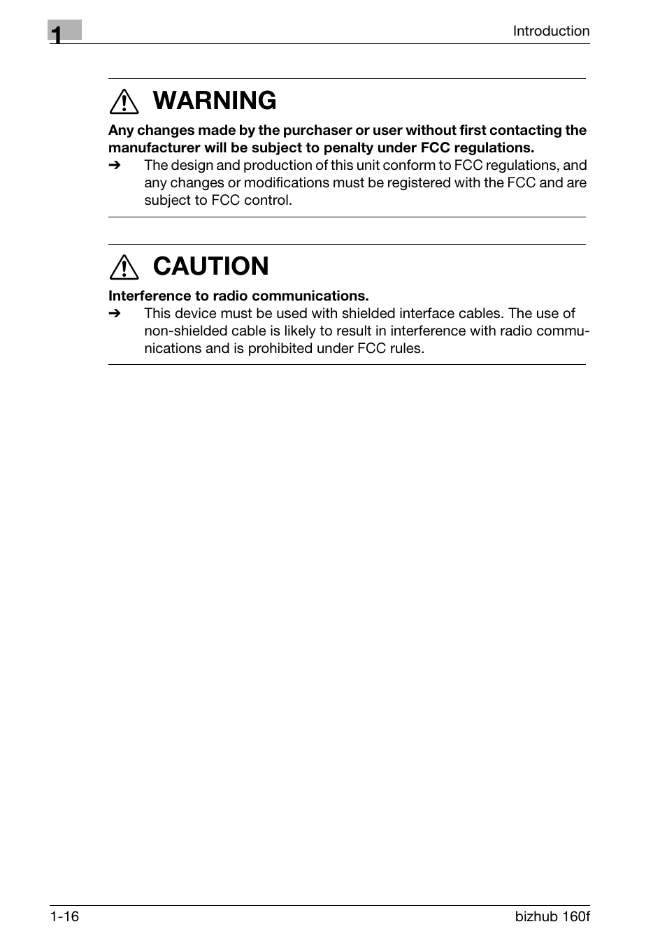 7 warning, 7 caution | Konica Minolta bizhub 160f User Manual | Page 30 / 302