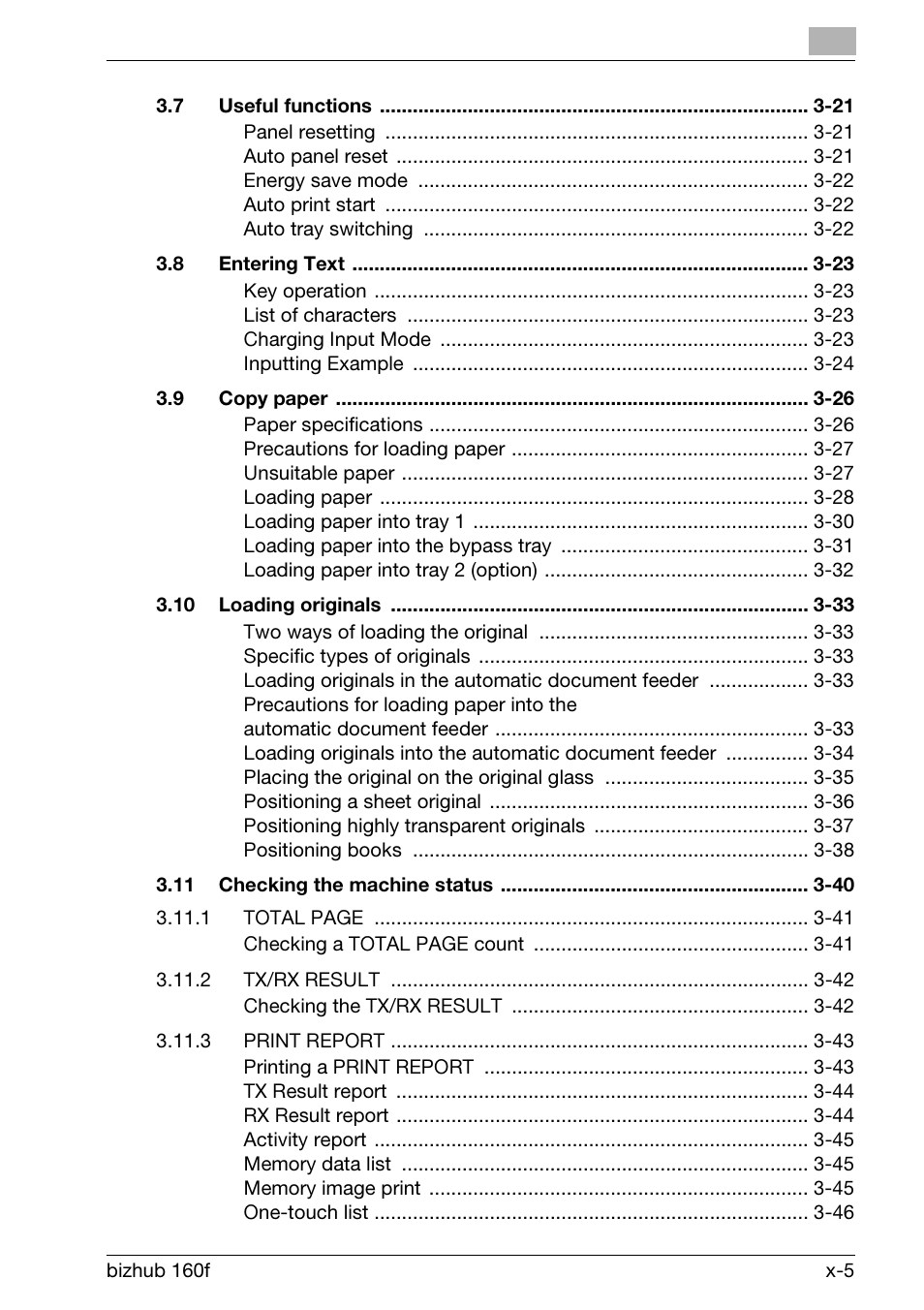 Konica Minolta bizhub 160f User Manual | Page 7 / 302