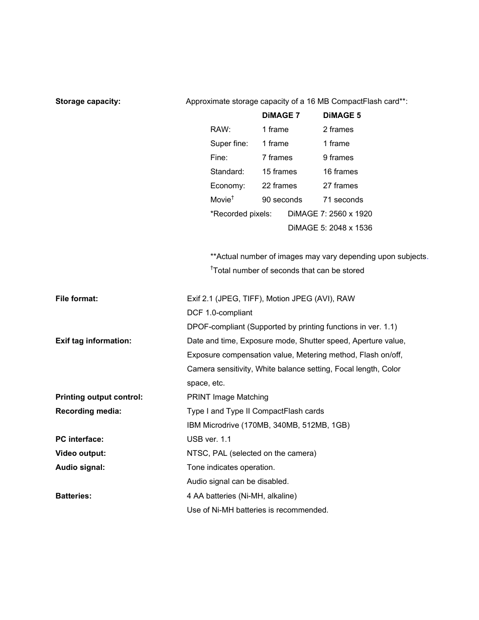 Konica Minolta Maxxum 5 User Manual | Page 5 / 8