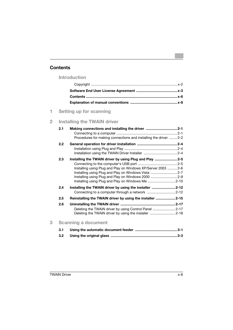 Konica Minolta TWIN Driver User Manual | Page 7 / 50