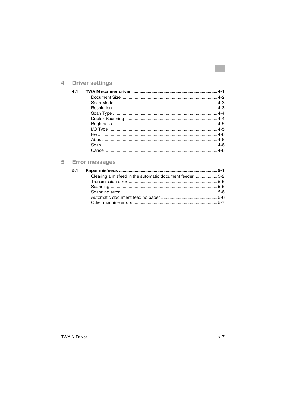 Konica Minolta TWIN Driver User Manual | Page 8 / 50