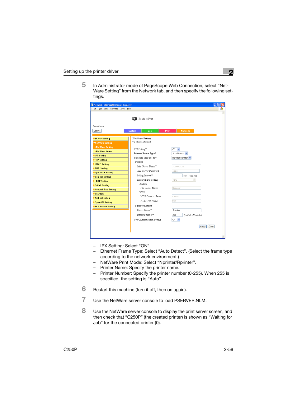 Konica Minolta C250P User Manual | Page 121 / 498
