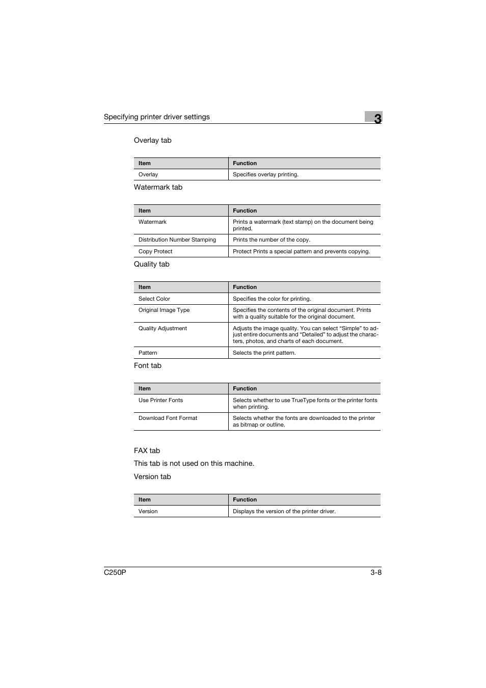 Konica Minolta C250P User Manual | Page 141 / 498