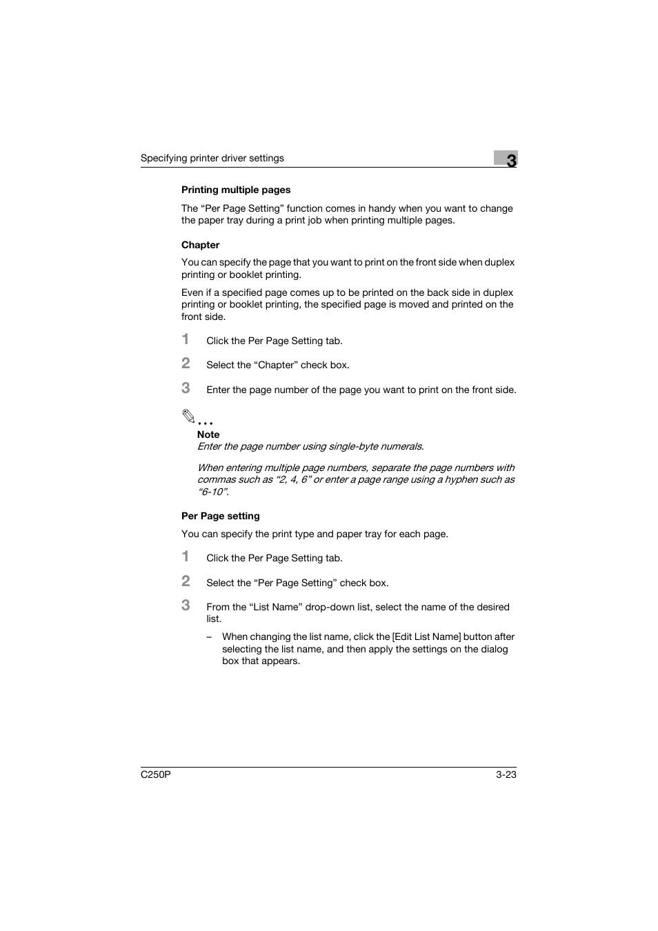 Chapter | Konica Minolta C250P User Manual | Page 156 / 498