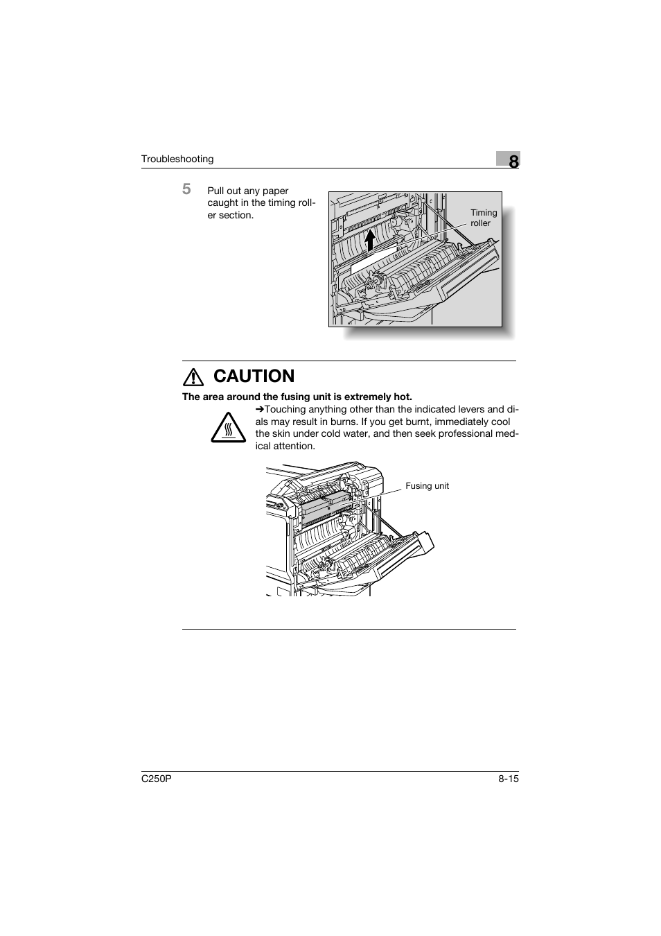 7 caution | Konica Minolta C250P User Manual | Page 380 / 498