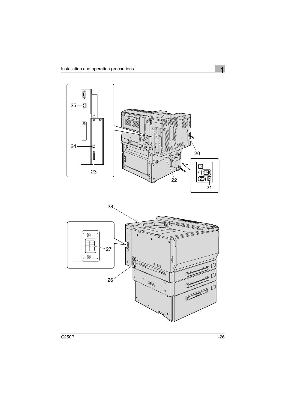 Konica Minolta C250P User Manual | Page 45 / 498