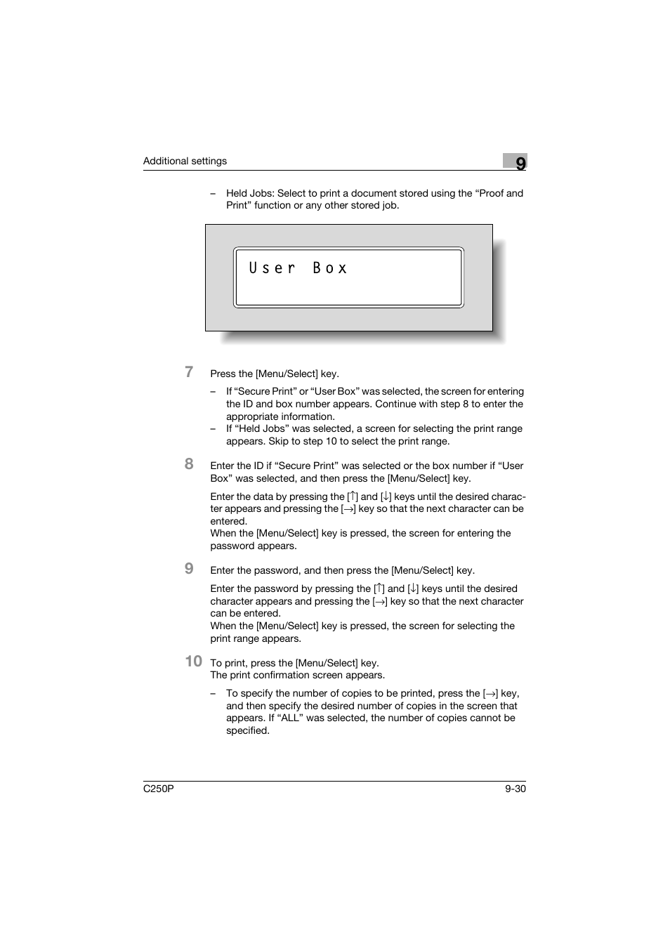 Konica Minolta C250P User Manual | Page 463 / 498