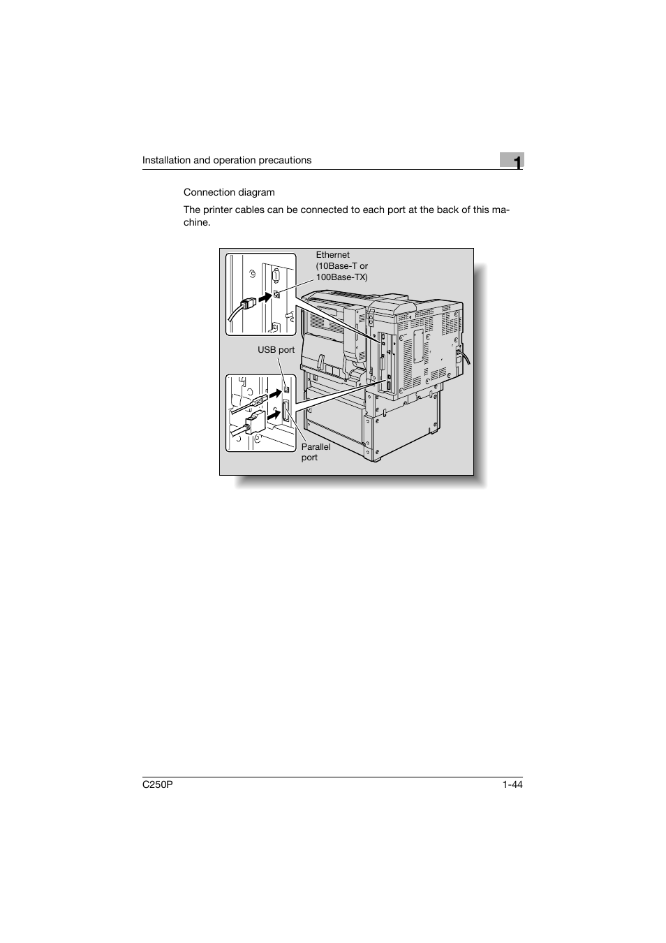 Konica Minolta C250P User Manual | Page 63 / 498