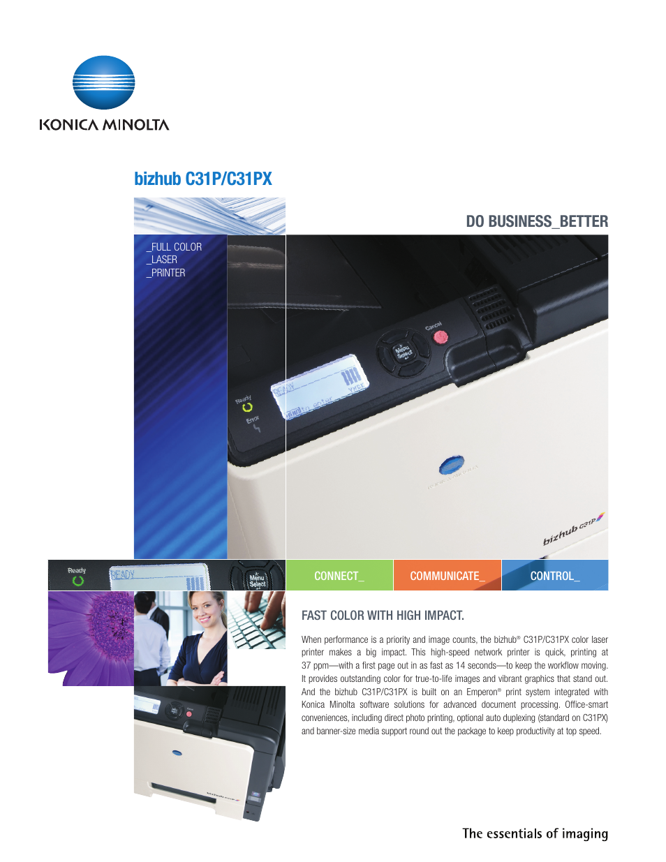 Konica Minolta bizhub C31PX User Manual | 4 pages