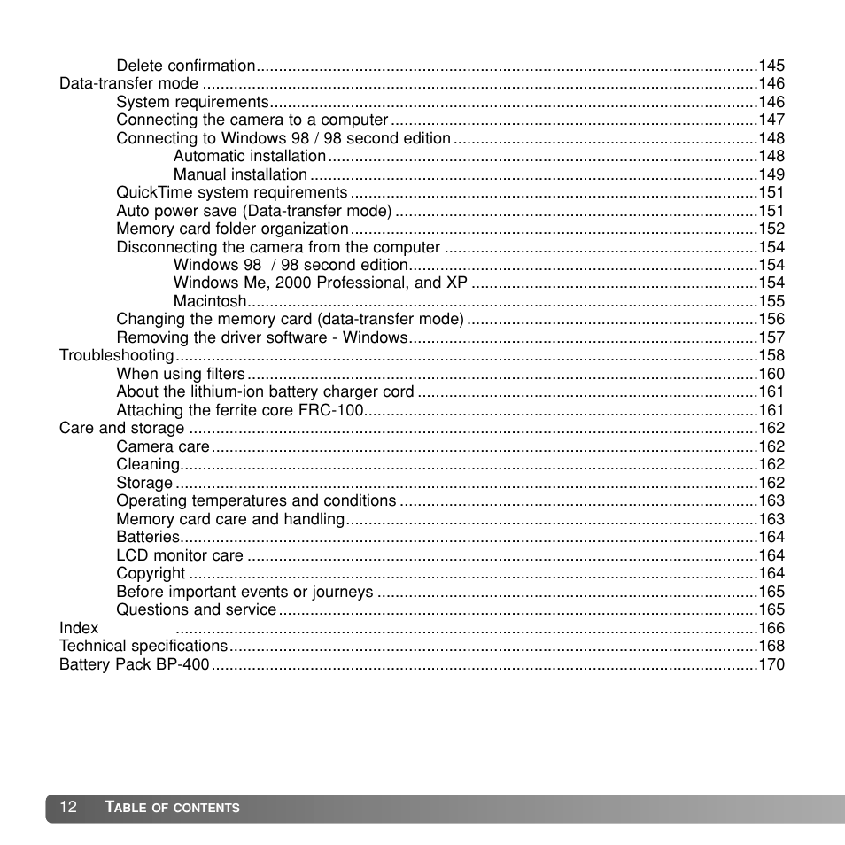 Konica Minolta Dimage A1 User Manual | Page 12 / 49