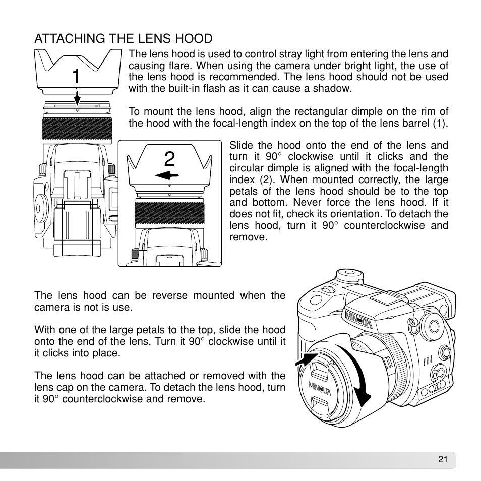Konica Minolta Dimage A1 User Manual | Page 21 / 49