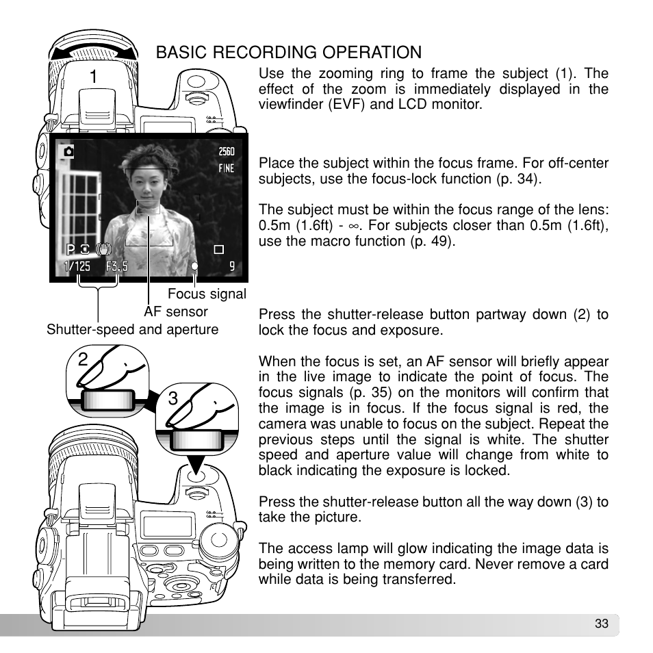 Konica Minolta Dimage A1 User Manual | Page 33 / 49