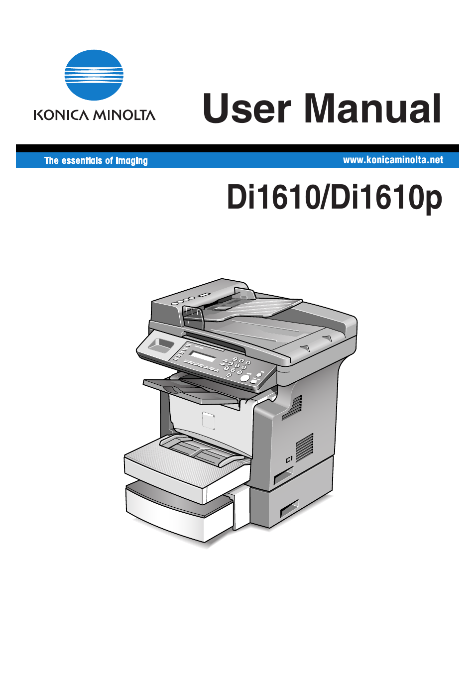 Konica Minolta Di1610 User Manual | 148 pages