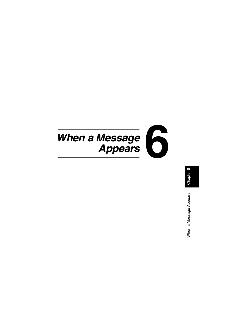 Ch.6 when a message appears, When a message appears | Konica Minolta Di1610 User Manual | Page 104 / 148