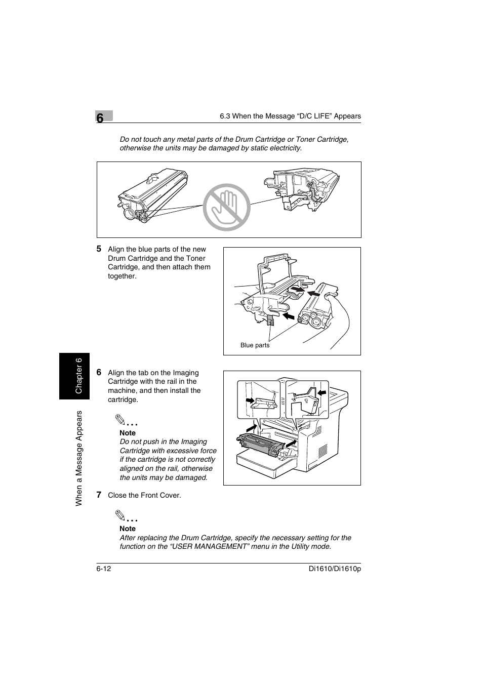 Konica Minolta Di1610 User Manual | Page 115 / 148