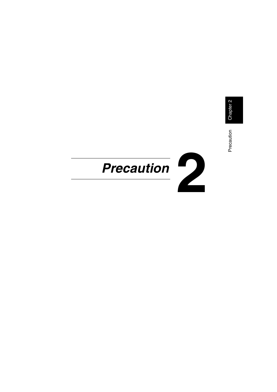 Ch.2 precaution, Precaution | Konica Minolta Di1610 User Manual | Page 24 / 148